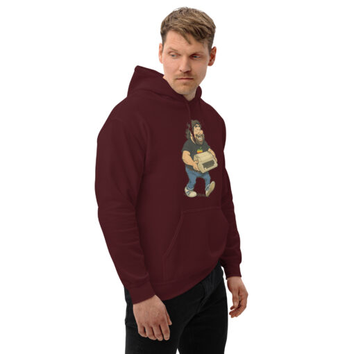 Steve Wozniak Cartoon Hoodie – Apple II Tribute – Original Geekware by 8bittees - Image 9