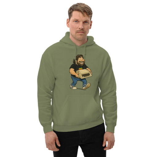 Steve Wozniak Cartoon Hoodie – Apple II Tribute – Original Geekware by 8bittees - Image 30