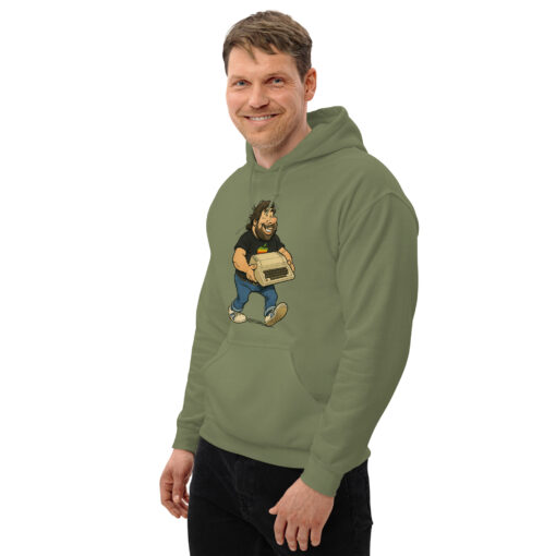 Steve Wozniak Cartoon Hoodie – Apple II Tribute – Original Geekware by 8bittees - Image 32
