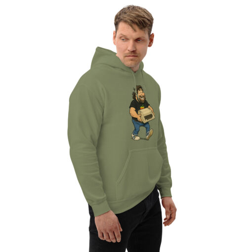 Steve Wozniak Cartoon Hoodie – Apple II Tribute – Original Geekware by 8bittees - Image 33