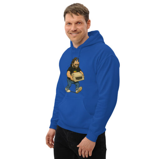 Steve Wozniak Cartoon Hoodie – Apple II Tribute – Original Geekware by 8bittees - Image 16