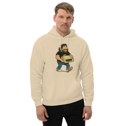 Steve Wozniak Cartoon Hoodie – Apple II Tribute – Original Geekware by 8bittees - Image 41