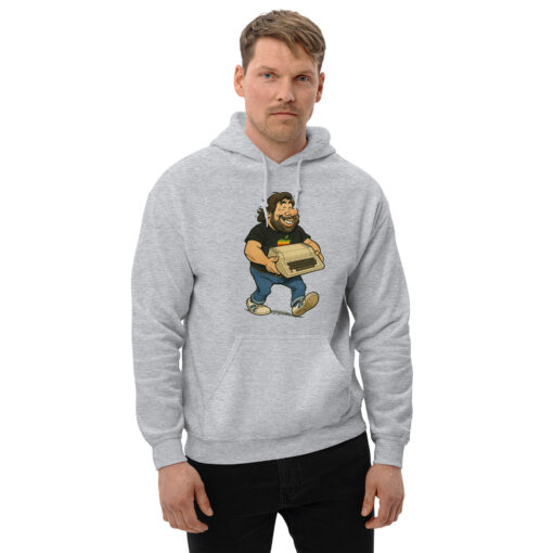 Steve Wozniak Cartoon Hoodie – Apple II Tribute – Original Geekware by 8bittees