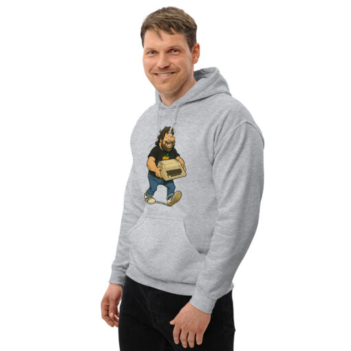 Steve Wozniak Cartoon Hoodie – Apple II Tribute – Original Geekware by 8bittees - Image 35