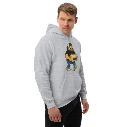 Steve Wozniak Cartoon Hoodie – Apple II Tribute – Original Geekware by 8bittees - Image 36