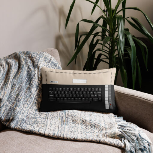 Atari 800XL Retro Computer Pillow – Vintage Gaming Décor & Geek Gift