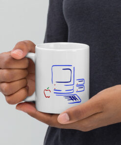 Apple IIgs Mug – Picasso Inspired Retro Computer Art