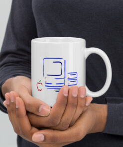 Alternative view of Apple IIgs Mug – Picasso Inspired Retro Computer Art